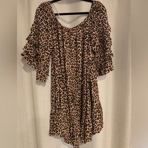 Leopard print dress NWT